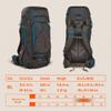 Kelty Asher Day Hiking Pack, 18-85 Liter Capacity, Hiking, Backpacking, Travel Pack, Internal Frame 2023 Model (85L Beluga) view 2