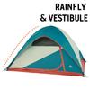 Kelty Discovery Basecamp Backpacking Tent, 4 or 6 Person Camping Backpacking Shelter, Large Capacity, Fast Setup and Easy Tear Down, Stuff Sack Included (4 Person) view 3