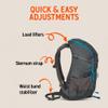 Kelty Asher Day Hiking Pack, 18-85 Liter Capacity, Hiking, Backpacking, Travel Pack, Internal Frame 2023 Model (35L Beluga) view 3