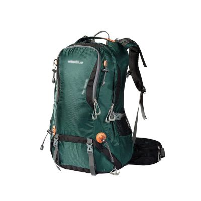 UOOD 40L Water Resistant Men Women Hiking Backpack Lightweight Outdoor Sports Traveling Rucksack Cycling Mountaineering Camping Walking Daypack High Capacity (Color : Green)