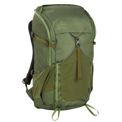 Kelty Asher Day Hiking Pack, 18-85 Liter Capacity, Hiking, Backpacking, Travel Pack, Internal Frame 2023 Model (35L Winter Moss)