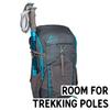 Kelty Asher Day Hiking Pack, 18-85 Liter Capacity, Hiking, Backpacking, Travel Pack, Internal Frame 2023 Model (35L Winter Moss) view 3