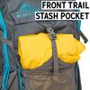 Kelty Asher Day Hiking Pack, 18-85 Liter Capacity, Hiking, Backpacking, Travel Pack, Internal Frame 2023 Model (35L Winter Moss) view 4