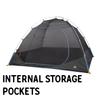 Kelty Discovery Element Camping Tent, 4 or 6 Person Storm Worthy Campsite Shelter, Fiberglass Poles, Pre-Attached Guylines, Stuff Sack Included (6 Person) view 2