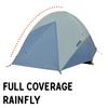 Kelty Discovery Element Camping Tent, 4 or 6 Person Storm Worthy Campsite Shelter, Fiberglass Poles, Pre-Attached Guylines, Stuff Sack Included (6 Person) view 3