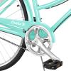 Tracer Osaka Hybrid Bikes for Women,Steel Frame,Internal 3 Speed, 700c Wheels,Brown Seat Brown Grips,City Bike,Comfort Bike,Commuter Bike,Womens Bike,Acquamarine view 4