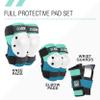 80Six Kids Multi-Sport Pad Set with Wristguards, Elbow Pads, and Knee Pads, Surf Green Teal, Small/Medium - Ages 8+ view 2