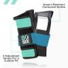 80Six Kids Multi-Sport Pad Set with Wristguards, Elbow Pads, and Knee Pads, Surf Green Teal, Small/Medium - Ages 8+ view 4