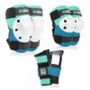80SIX Multi-Sport Pad Set Protective Gear for Skateboarding, Biking, Roller Skating, and Scooter (Surf Green Teal, 14+ Medium/Large) view 1