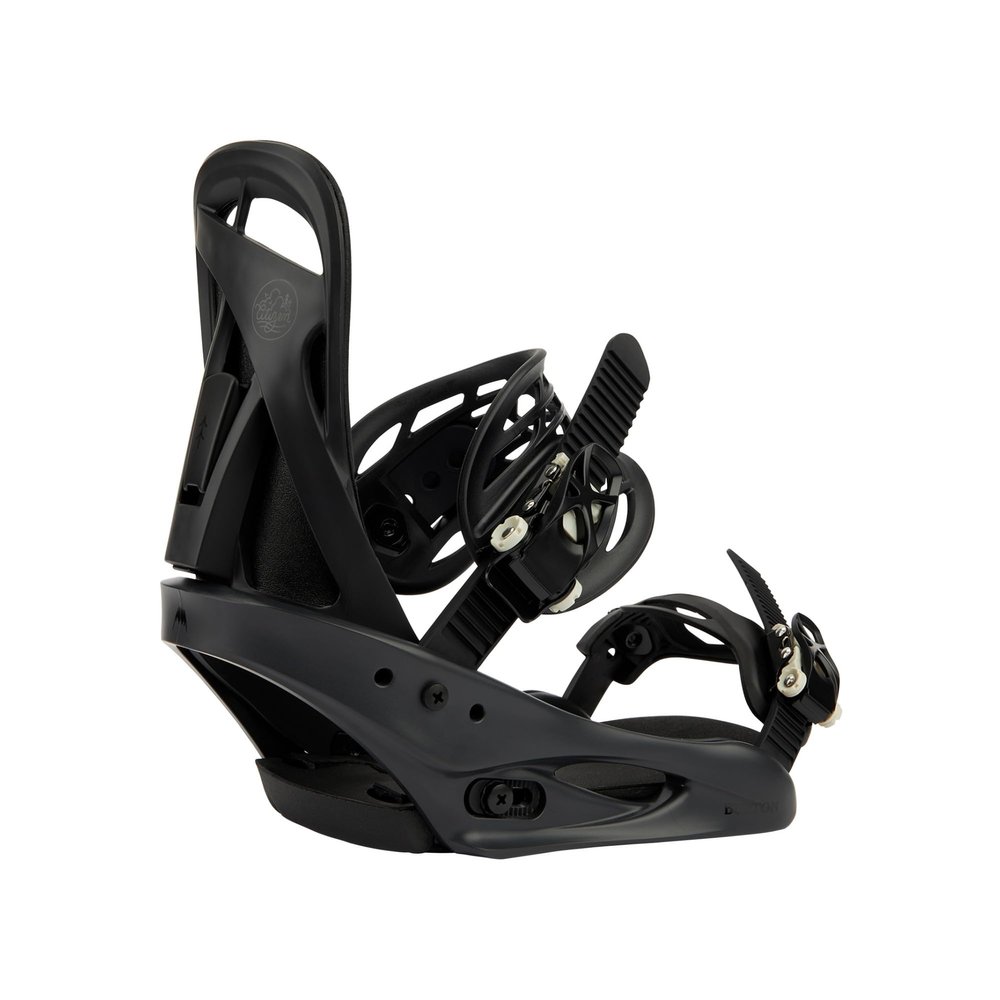 Burton Women's Citizen Re:Flex Snowboard Bindings, Black, S