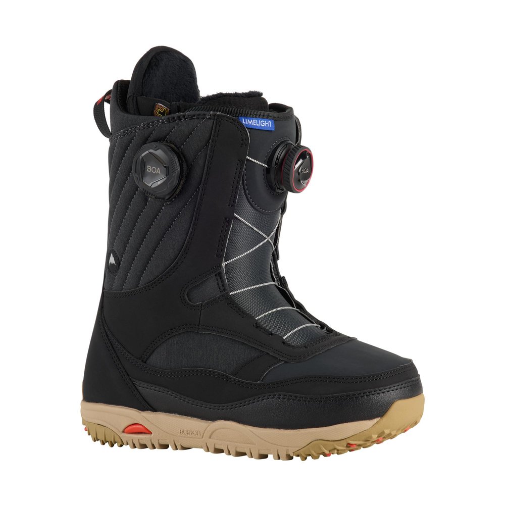 Burton Women's Limelight BOA Snowboard Boots, Black, 5.5