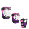 80Six Kids Multi-Sport Pad Set with Wristguards, Elbow Pads, and Knee Pads, Pink Purple, Small/Medium-Ages 8+ view 1