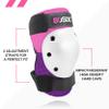 80Six Kids Multi-Sport Pad Set with Wristguards, Elbow Pads, and Knee Pads, Pink Purple, Small/Medium-Ages 8+ view 3