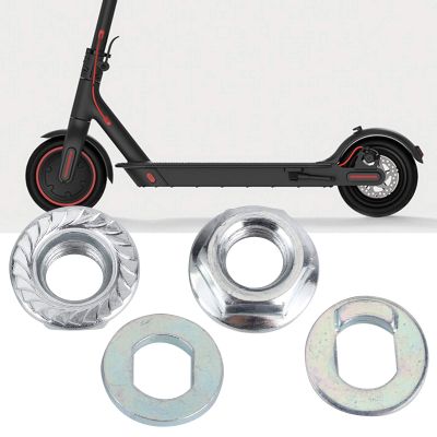 01 Electric Scooter Front Motor Wheel Steel Alloy Nuts Replacement for Xiaomi M365 Pro, Durable, and Has Good Toughness and High Strength.