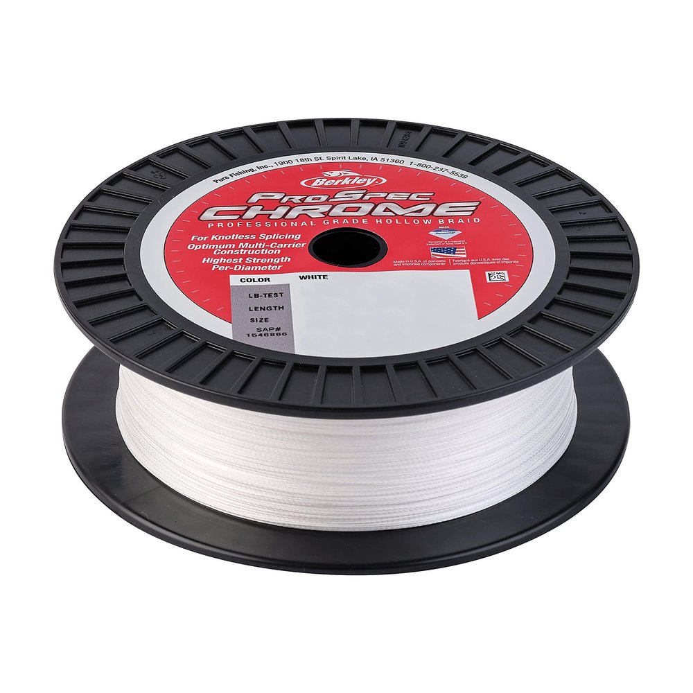 Berkley ProSpec Chrome Premium Hollow Braid Fishing Line