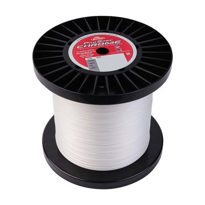 Berkley ProSpec Chrome Premium Hollow Braid Superline, White, 130lb | 58.9kg Fishing Line, Suitable for Saltwater Environments