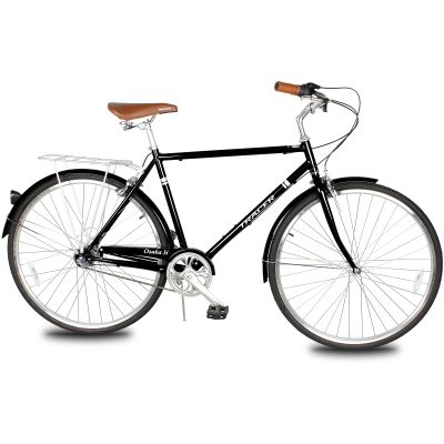 Tracer Osaka Hybrid Bikes for Men,Steel Frame,Nexus Inter 3/7 Speed,15-18 Inch,700c Wheels,Brown Seat Brown Grips, Road Bike,City Bike,Mens Bike,Multiple Colors