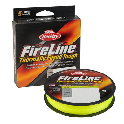 Berkley FireLine Superline, Flame Green, 8lb | 3.6kg, 125yd | 114m Fishing Line, Suitable for Freshwater Environments