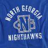 University of North Georgia Official Ung Nighthawks Logo Unisex Adult T-Shirt, Royal Blue, 5X-Large view 2