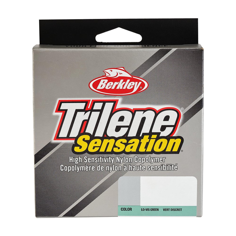 Berkley Trilene Sensation, Low-Vis Green, 6lb | 2.7kg Monofilament Fishing Line, Suitable for Freshwater Environments
