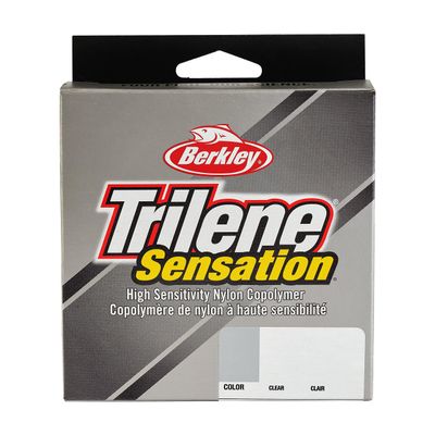 Berkley Trilene Sensation, Clear, 2lb | 0.9kg Monofilament Fishing Line, Suitable for Freshwater Environments, 330yd | 301m, Clear Clair
