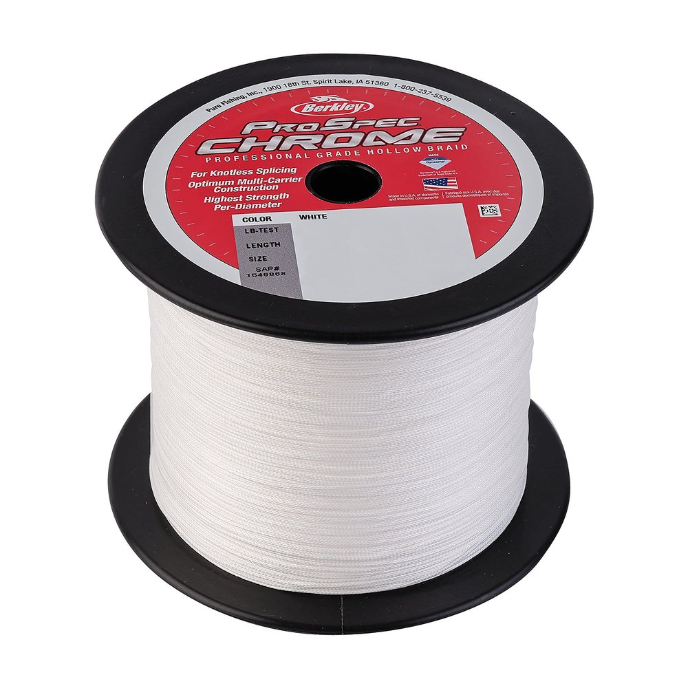 Berkley ProSpec Chrome Premium Hollow Braid Fishing Line
