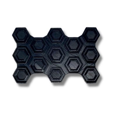 FRESHe Snowboard Stomp Pad - Hexagon Pattern - Specialized Stomp Pad Designed for Better Grip & Adhesion to Snowboards