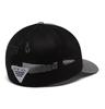 Columbia Unisex PFG Fish Flag Mesh Ball Cap - Mid, Titanium/Black, Small/Medium view 2