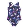 Moggemol Kids Girls Gymnastics Leotards Sparkly Sleeveless Open Back One Piece Ballet Dance Unitards Black 10-12 Years view 3
