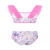 renvena Kids Girls Fish Scales Printed Swimwear Ruffled Shoulder Straps Mermaid Beach Wear Bathing Suit Pegasus Colorful 5 view 2