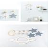 Ceramic Joe Creative Dream Catcher Handmade Wind Chimes Garden Living Room Bedroom Wall Pendant DIY Birthday Gift Room Decor (Comet and Star) view 2