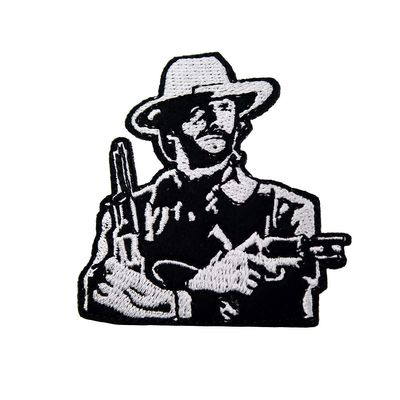 Dirty Hairy Western Country Eastwood Outlaw Embroidered Iron On Patch