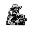 Dirty Hairy Western Country Eastwood Outlaw Embroidered Iron On Patch view 1