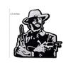 Dirty Hairy Western Country Eastwood Outlaw Embroidered Iron On Patch view 2