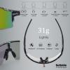 BangLong Cycling Sunglasses Polarized Sports Glasses for Men Women with 3 Interchangeable Lenses for Running Baseball Glasses view 4