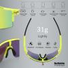 BangLong Cycling Sunglasses Polarized Sports Glasses for Men Women with 3 Interchangeable Lenses for Running Baseball Glasses view 4