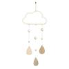 Ceramic Joe Creative Dream Catcher Handmade Wind Chimes Garden Living Room Bedroom Wall Pendant DIY Birthday Gift Room Decor (Cloud and rain) view 1