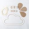 Ceramic Joe Creative Dream Catcher Handmade Wind Chimes Garden Living Room Bedroom Wall Pendant DIY Birthday Gift Room Decor (Cloud and rain) view 3