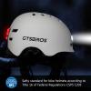 GTSBROS Adult Bike Helmet with Light - Front and Rear LED Lights Adjustable Mountain & Road Bicycle Helmets for Adults Men Women Cycling Helmets for Commuting, Biking view 2