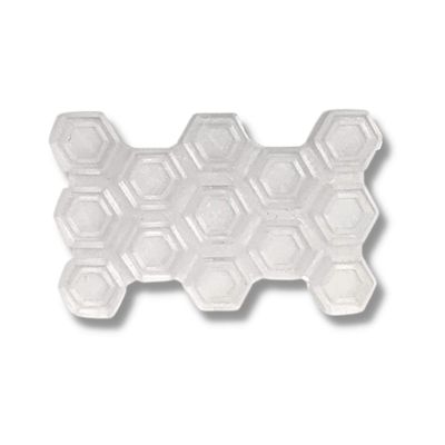 FRESHe Clear Snowboard Stomp Pad - Hexagon Pattern - Specialized Stomp Pad Designed for Better Grip & Adhesion to Snowboards