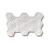 FRESHe Clear Snowboard Stomp Pad - Hexagon Pattern - Specialized Stomp Pad Designed for Better Grip & Adhesion to Snowboards view 1