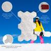 FRESHe Clear Snowboard Stomp Pad - Hexagon Pattern - Specialized Stomp Pad Designed for Better Grip & Adhesion to Snowboards view 3