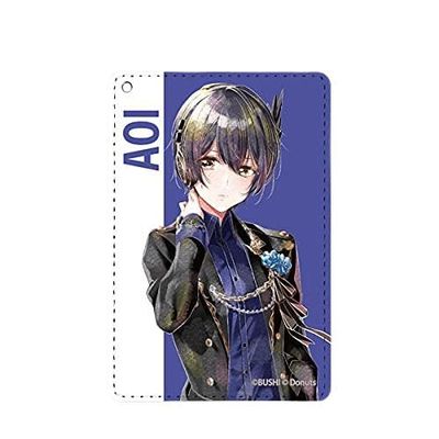 (Armabianca) D4DJ Groovy Mix Aoi Miyake Ani Art Aqua Label 1 Pocket Pass Case