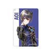 (Armabianca) D4DJ Groovy Mix Aoi Miyake Ani Art Aqua Label 1 Pocket Pass Case view 1