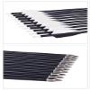 OBTOUTDOOR 6pcs 32'' Aluminum Arrows Removable Tips Spine 450 Practice Hunting for Recurve Bow (Black) view 2