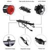 Bike Rear Rack, 110lbs Capacity Rear Bike Rack Adjustable Bicycle Cargo Rack Quick Release Aluminum Bike Luggage Carrier Rack MTB Luggage Cargo Rack with Reflecto, Bicycle Rear Bike Rack view 3
