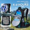 N NEVO RHINO Hydration Backpack with Water Bladder 3L, Hiking Backpack with Rain Cover, Insulation Water Daypack for Cycling Biking view 3