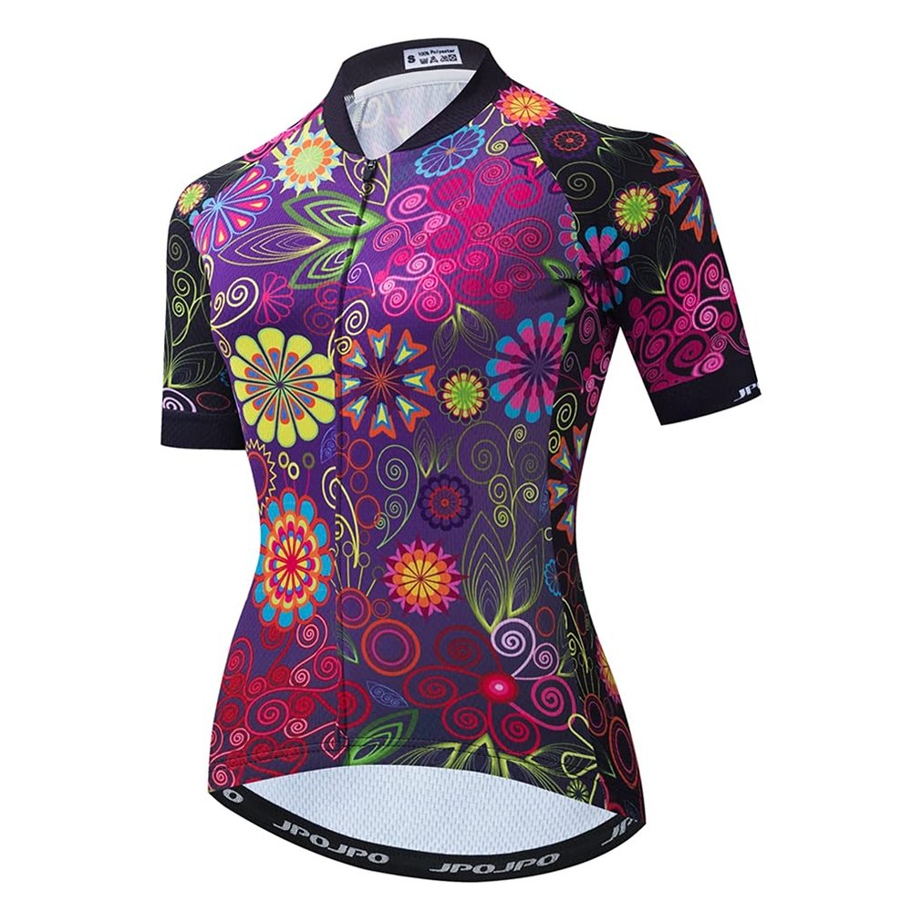Women Cycling Jersey Short Sleeve Shirt Mountain Bike Top Clothing