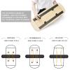 BECAPRO Balance Board Trainer, Wooden Balance Board with Adjustable Stoppers -3 Different Distance Options-Balance Exercise Equipment for Fitness Work view 2