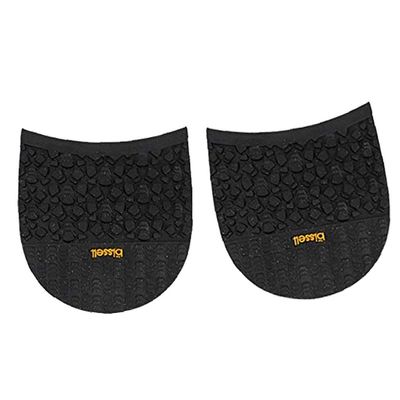 1pair Rubber Soles Anti Slip Cushion Extra Thicken Grip Soles Protector Pads for Heels (Black)